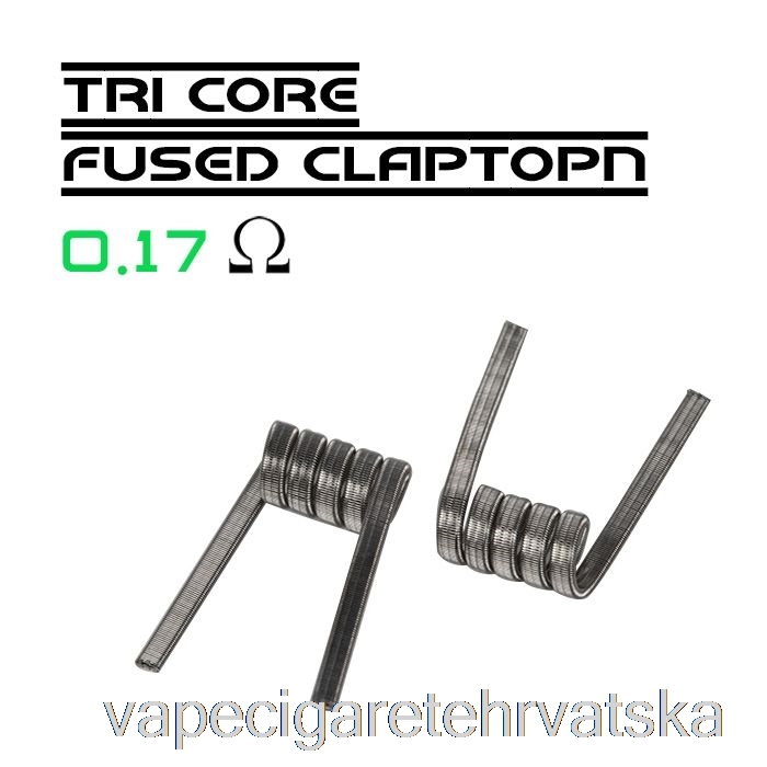 Vape Hrvatska Wotofo Comp žica - Gotove Zavojnice 0.17ohm Tri-core Fused Clapton - Pakiranje Od 10